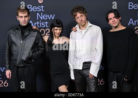 West Hollywood, Usa. Januar 2026. Die Marias kommen am Donnerstag, den 29. Januar 2026, für Spotify's Best New Artist Party 2026 im Lot in Formosa in West Hollywood, Kalifornien. Foto: Chris Chew/UPI Credit: UPI/Alamy Live News Stockfoto