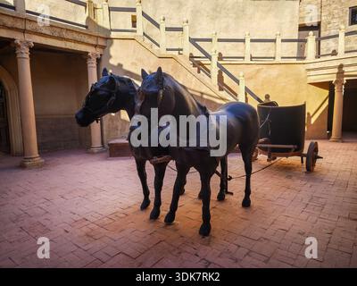 Ouarzazate (Marokko), 7. Dezember 2025. Studio Atlas ist eines der größten Kinojuwelen Marokkos. 1983 gegründet, ist es eines der größten Filmstudi Stockfoto