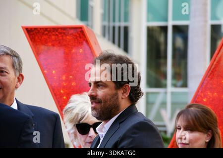 Regisseur und Produzent Brett Ratner nimmt am 5. August 2015 an der Hollywood Walk of Fame-Star-Zeremonie zu Ehren der Sängerin und Schauspielerin Mariah Carey in Hollywood Teil. Stockfoto