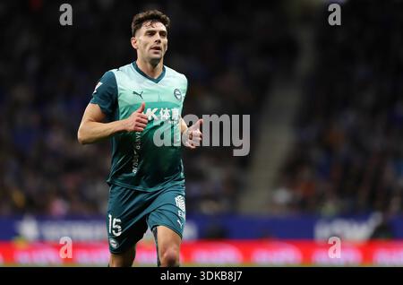 Sabadell, Barcelona, Spanien. 30. Januar 2026. Barcelona Spanien 30.01.2026 Lucas Boye (Deportivo Alaves) sieht während der La Liga EA Sports zwischen Espanyol und Deportivo Alaves am 30. Januar 2026 in Barcelona im RCDE-Stadion. (Kreditbild: © Xavi Urgeles/ZUMA Press Wire) NUR REDAKTIONELLE VERWENDUNG! Nicht für kommerzielle ZWECKE! Quelle: ZUMA Press, Inc./Alamy Live News Stockfoto