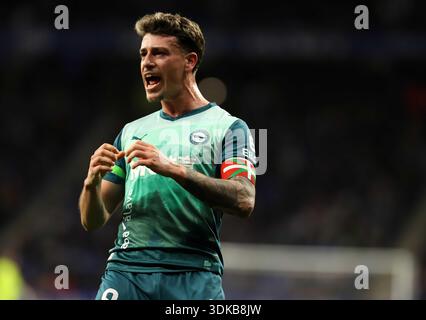 Sabadell, Barcelona, Spanien. 30. Januar 2026. Barcelona Spanien 30.01.2026 Antonio Blanco (Deportivo Alaves) feiert, nachdem er am 30. Januar 2026 in Barcelona das zweite Tor seiner Mannschaft bei der La Liga EA Sports zwischen Espanyol und Deportivo Alaves im RCDE-Stadion erzielte. (Kreditbild: © Xavi Urgeles/ZUMA Press Wire) NUR REDAKTIONELLE VERWENDUNG! Nicht für kommerzielle ZWECKE! Quelle: ZUMA Press, Inc./Alamy Live News Stockfoto