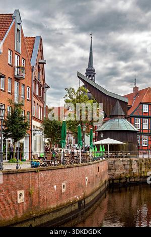 Die Innenstadt von Stade in Niedersachsen Stockfoto