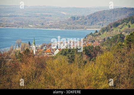 Katholische Kirche St. Martin und Gerorg, Sipplingen am Bodensee Stockfoto
