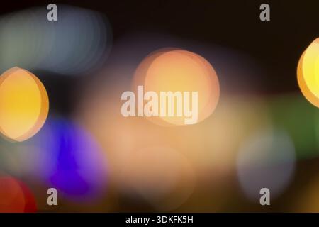 Boke große gelb, rot, blau Stockfoto