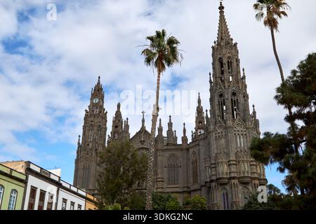 iglesia de san juan bautista de arucas, gran canaria, kanarische Inseln, spanien Stockfoto