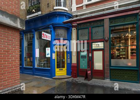 Leadenhall Market in London. Drehort Harry Potter. Stockfoto