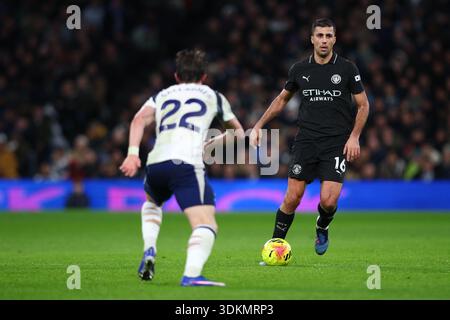 LONDON, Großbritannien - 1. Februar 2026: Rodri von Manchester City im Spiel der Premier League zwischen Tottenham Hotspur FC und Manchester City FC im Tottenham Hotspur Stadium (Foto: Craig Mercer/ Alamy Live News) Stockfoto
