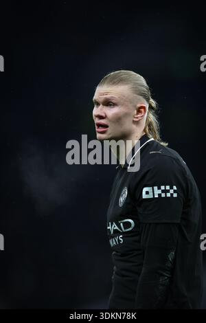 LONDON, Großbritannien - 1. Februar 2026: Erling Haaland von Manchester City während des Premier League-Spiels zwischen Tottenham Hotspur FC und Manchester City FC im Tottenham Hotspur Stadium (Foto: Craig Mercer/ Alamy Live News) Stockfoto