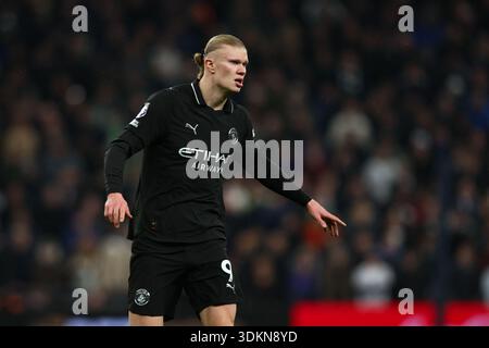 LONDON, Großbritannien - 1. Februar 2026: Erling Haaland von Manchester City während des Premier League-Spiels zwischen Tottenham Hotspur FC und Manchester City FC im Tottenham Hotspur Stadium (Foto: Craig Mercer/ Alamy Live News) Stockfoto