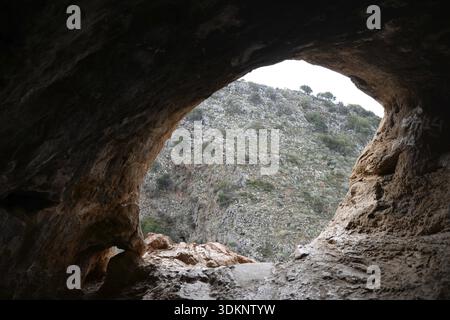Höhle, Milatos, Kreta, Griechenland, Natur, Höhlen, Geologie, Süden, Mittelmeer, Berge, Mittelgebirge, Milatos Höhle, Milatos Höhle Stockfoto