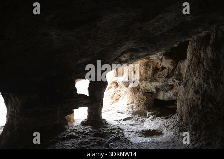 Höhle, Milatos, Kreta, Griechenland, Natur, Höhlen, Geologie, Süden, Mittelmeer, Berge, Insel Stockfoto