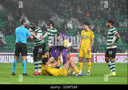Lissabon, Portugal. 1. Februar 2026. Sporting CP gegen Nacional für die portugiesische Liga im Estadio Jose Alvalade in Lissabon. Quelle: Ricardo Rocha / Alamy Live News Stockfoto
