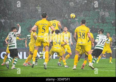 Lissabon, Portugal. 1. Februar 2026. Sporting CP gegen Nacional für die portugiesische Liga im Estadio Jose Alvalade in Lissabon. Quelle: Ricardo Rocha / Alamy Live News Stockfoto