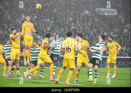 Lissabon, Portugal. 1. Februar 2026. Sporting CP gegen Nacional für die portugiesische Liga im Estadio Jose Alvalade in Lissabon. Quelle: Ricardo Rocha / Alamy Live News Stockfoto