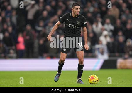 Rodri von Manchester City während des Premier League-Spiels Tottenham Hotspur gegen Manchester City im Tottenham Hotspur Stadium, London, Großbritannien, 1. Februar 2026 (Foto: Harvey Murphy/News Images) in, am 1. Februar 2026. (Foto: Harvey Murphy/News Images/SIPA USA) Credit: SIPA USA/Alamy Live News Stockfoto