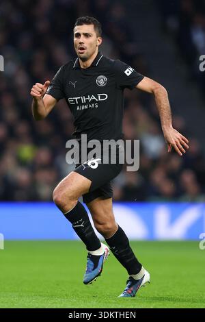 London, Großbritannien. Februar 2026. Rodri von Manchester City während des Spiels Tottenham Hotspur gegen Manchester City Premier League im Tottenham Hotspur Stadium in London. Der Bildnachweis sollte lauten: Paul Terry/Sportimage Credit: Sportimage Ltd/Alamy Live News Stockfoto
