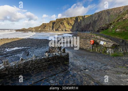 Hartland Quay, North Devon Stockfoto