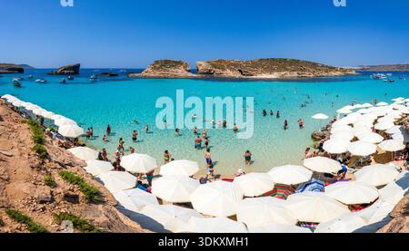 Blaue Lagune, Comino Comino Island, Malta, Europa Stockfoto