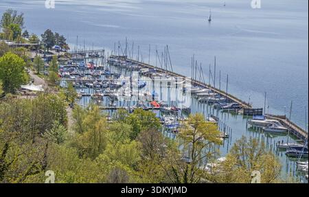 Marina, Sipplingen am Bodensee Stockfoto