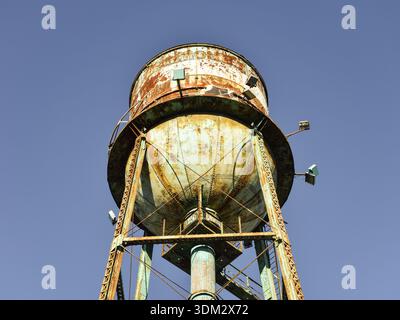 Alter Wasserturm in der Nähe des Lachine Canal in Montreal, Quebec, Kanada Stockfoto