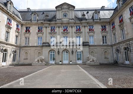 La Prefecture de l'Aube, vue de l'extérieur, ville de Troyes, Département de l'Aube, Frankreich Stockfoto
