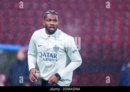 Monza, Italie. Februar 2026. Marcus Thuram während des italienischen Pokalpokals, Coppa Italia, Viertelfinalspiel zwischen FC Internazionale und Turin FC am 4. Februar 2026 im U-POWER Stadion in Monza, Italien - Foto Alessio Morgese/DPPI Credit: DPPI Media/Alamy Live News Stockfoto