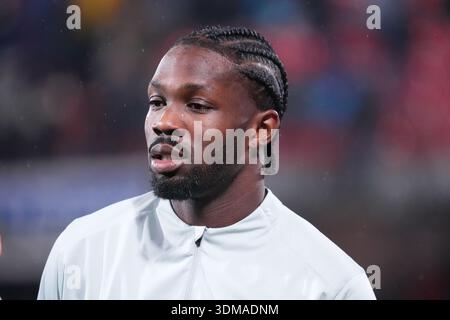 Monza, Italie. Februar 2026. Marcus Thuram während des italienischen Pokalpokals, Coppa Italia, Viertelfinalspiel zwischen FC Internazionale und Turin FC am 4. Februar 2026 im U-POWER Stadion in Monza, Italien - Foto Alessio Morgese/DPPI Credit: DPPI Media/Alamy Live News Stockfoto