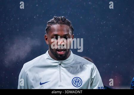 Monza, Italie. Februar 2026. Marcus Thuram während des italienischen Pokalpokals, Coppa Italia, Viertelfinalspiel zwischen FC Internazionale und Turin FC am 4. Februar 2026 im U-POWER Stadion in Monza, Italien - Foto Alessio Morgese/DPPI Credit: DPPI Media/Alamy Live News Stockfoto