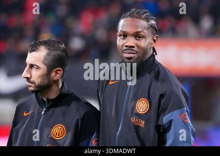 Monza, Italie. Februar 2026. Marcus Thuram während des italienischen Pokalpokals, Coppa Italia, Viertelfinalspiel zwischen FC Internazionale und Turin FC am 4. Februar 2026 im U-POWER Stadion in Monza, Italien - Foto Alessio Morgese/DPPI Credit: DPPI Media/Alamy Live News Stockfoto