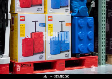 LEGO Tasche Einzelhandel zum Verkauf bei Costco Stockfoto