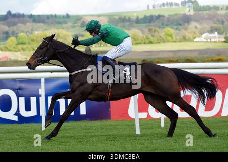 Aktenfoto vom 28.04.2023 von Impaire et Passe geritten von Jockey Paul Townend. Verbindungen bleiben bei Impaire et Passe geduldig, da sie im Frühjahr optimale Bedingungen nutzen wollen. Ausgabedatum: Donnerstag, 5. Februar 2026. Stockfoto