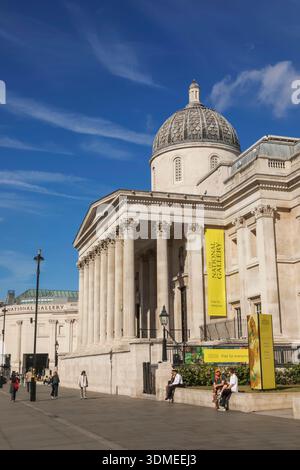 England, London, Trafalgar Square, National Gallery Stockfoto