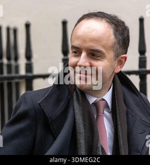 London, Großbritannien. Februar 2026. Minister in Downing Street, London, Vereinigtes Königreich James Murray, Chief Secretary of the Treasury, Credit: Ian Davidson/Alamy Live News Stockfoto