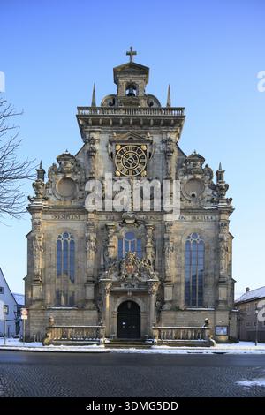 Stadtkirche Bueckeburg im Weserrenaissancestil, Bueckeburg, Landkreis Schaumburg, Niedersachsen Stockfoto