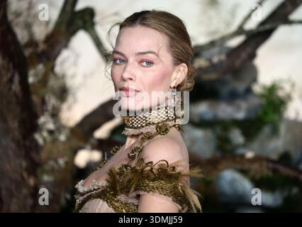 London, Großbritannien. Februar 2026. Margot Robbie besucht die britische Premiere von Wuthering Heights am Odeon Luxe Leicester Square. Quelle: SOPA Images Limited/Alamy Live News Stockfoto