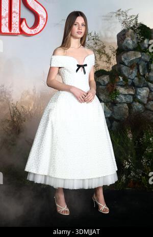 London, Großbritannien. Februar 2026. Charlotte Mellington nimmt an der britischen Premiere von Wuthering Heights am Odeon Luxe Leicester Square Teil. Quelle: SOPA Images Limited/Alamy Live News Stockfoto