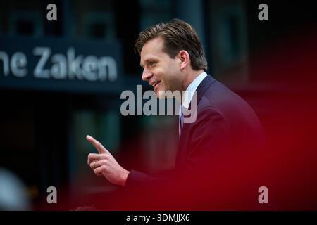 DER HAAG – Hausmeister Vincent Karremans (Wirtschaft) kommt zur wöchentlichen Kabinettssitzung im Ministerium für Allgemeine Angelegenheiten. PHIL NIJHUIS / ANP netherlands Out - belgien Out Stockfoto