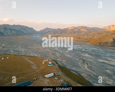 Kurumduk Tal, Provinz Naryn, Kirgisistan, Zentralasien Stockfoto