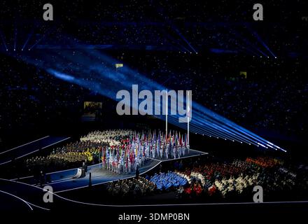 MAILAND: Giovanni Malagò, Vorsitzender des Organisationskomitees, während der Eröffnungszeremonie der Olympischen Winterspiele im Stadion San Siro. ROBIN VAN LONKHUIJSEN / ANP Credit: ANP/Alamy Live News Stockfoto