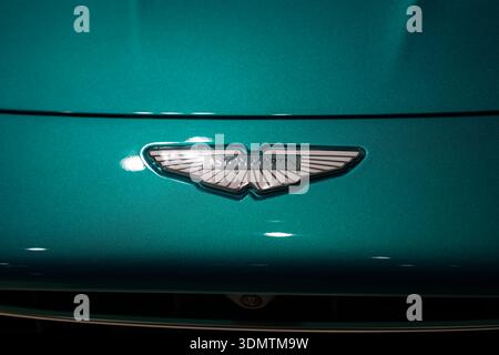 Aston Martin, Park Lane, London Stockfoto