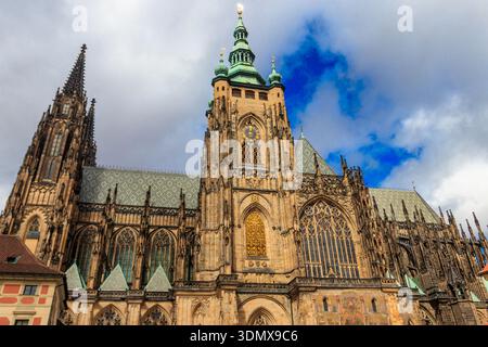 St.-Veits-Dom in Prag, Tschechische Republik Stockfoto