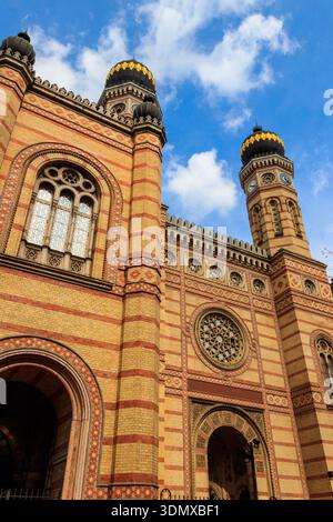 Dohany Street Synagoge, auch bekannt als große Synagoge oder Tabakgasse Synagoge in Budapest, Ungarn Stockfoto