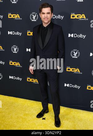 Beverly Hills, Usa. Februar 2026. BEVERLY HILLS, LOS ANGELES, KALIFORNIEN, USA - FEBRUAR 07: Patrick Ball kommt bei der 78. Annual Directors Guild of America (DGA) Awards, die am 7. Februar 2026 im Beverly Hilton Hotel in Beverly Hills, Los Angeles, Kalifornien, USA, stattfinden. (Foto: Xavier Collin/Image Press Agency) Credit: Image Press Agency/Alamy Live News Stockfoto