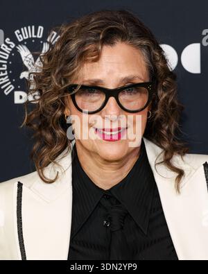 Beverly Hills, Usa. Februar 2026. BEVERLY HILLS, LOS ANGELES, KALIFORNIEN, USA - FEBRUAR 07: Rebecca Miller kommt beim 78. Annual Directors Guild of America (DGA) Award, der am 7. Februar 2026 im Beverly Hilton Hotel in Beverly Hills, Los Angeles, Kalifornien, USA, stattfindet. (Foto: Xavier Collin/Image Press Agency) Credit: Image Press Agency/Alamy Live News Stockfoto
