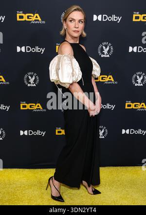 Beverly Hills, Usa. Februar 2026. BEVERLY HILLS, LOS ANGELES, KALIFORNIEN, USA - FEBRUAR 07: Rhea Seehorn kommt beim 78. Annual Directors Guild of America (DGA) Award, der am 7. Februar 2026 im Beverly Hilton Hotel in Beverly Hills, Los Angeles, Kalifornien, USA, stattfindet. (Foto: Xavier Collin/Image Press Agency) Credit: Image Press Agency/Alamy Live News Stockfoto