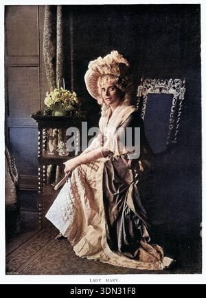 Vintage-Fotografie, Lady Mary von Henry Peach Robinson, viktorianisches 19. Jahrhundert Stockfoto