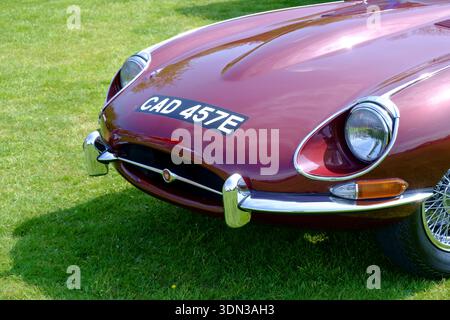 Jaguar E-Type Stockfoto