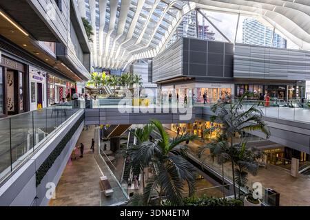 Miami, USA - 3. November 2025: Miami Brickell City Centre modernes Einkaufszentrum in Miami, USA. Stockfoto