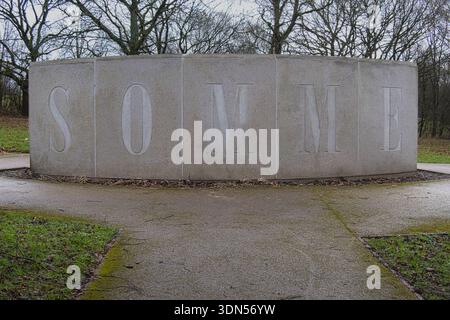 War Memorial im Heaton Park, Manchester, Großbritannien Stockfoto