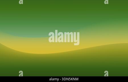 Abstrakt Grün, Gelb Gradationskurve Hintergrund Stockfoto